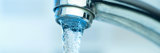 Water coming out of a tap